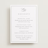 "Overlapping" - Menu Signs in Cotton by Amy Kross - Front