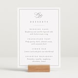 "Overlapping" - Menu Signs in Cotton by Amy Kross - In Use