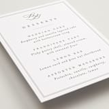 "Overlapping" - Menu Signs in Cotton by Amy Kross - Detail