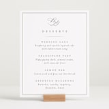 "Overlapping" - Menu Signs in Cotton by Amy Kross - In Use