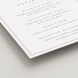 "Overlapping" - Menu Signs in Cotton by Amy Kross - Detail