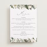 "Classic Love" - Menu Signs in Vanilla by Susan Moyal - Front