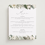 "Classic Love" - Menu Signs in Vanilla by Susan Moyal - Front