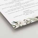 "Classic Love" - Menu Signs in Vanilla by Susan Moyal - Detail