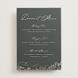 "Peaks" - Menu Signs in Hunter by Sarah Brown - Front