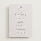 "tablescape drawing" - Menu Signs in Hydrangea by Cass Loh - Front