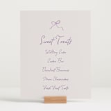 "tablescape drawing" - Menu Signs in Hydrangea by Cass Loh - In Use