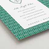 "Palm Tree Crest" - Menu Signs in Palm by Erika Firm - Detail