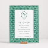 "Palm Tree Crest" - Menu Signs in Palm by Erika Firm - In Use