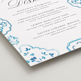 "Almafi" - Menu Signs in Cerulean by Itsy Belle Studio - Detail