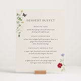 "Wild meadow" - Menu Signs in Elder Flower by Sarah Knight - In Use