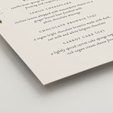 "Wild meadow" - Menu Signs in Elder Flower by Sarah Knight - Detail