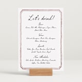 "Handwritten" - Menu Signs in Wine by Cass Loh - In Use