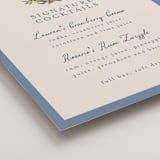"A wedding in Low Country" - Menu Signs in Cornflower by Chris Griffith - Detail