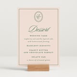 "Scripted" - Menu Signs in Emerald by Creo Study - In Use
