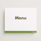 "Landscape Custom" - Menu Signs in Charcoal by Minted Custom - Front