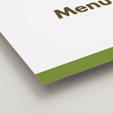 "Landscape Custom" - Menu Signs in Charcoal by Minted - Detail