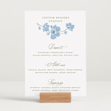 "Anemones" - Menu Signs in Azure by letterfix - In Use