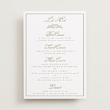 "Crestino" - Menu Signs in Moss by Petra Kern - Front