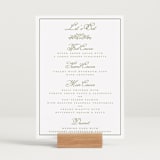 "Crestino" - Menu Signs in Moss by Petra Kern - In Use