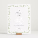 "Flower Garden" - Menu Signs in Spring by Susan Moyal - In Use