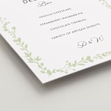 "Flower Garden" - Menu Signs in Spring by Susan Moyal - Detail