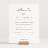 "Garden Script" - Menu Signs in Pistachio by Katherine Moynagh - In Use