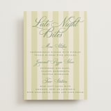 "Heirloom" - Menu Signs in Citrine by Creo Study - Front
