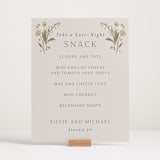 "Parisian Garden" - Menu Signs in Petal by Nicoletta Savod - In Use