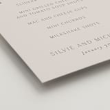 "Parisian Garden" - Menu Signs in Petal by Nicoletta Savod - Detail