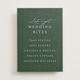 "grandeur" - Menu Signs in Bluebell by Jen Owens - Front