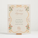 "Garden Heirloom" - Menu Signs in Garden by Elly - In Use