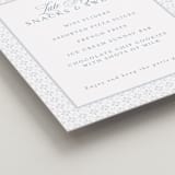 "Coastal Charm" - Menu Signs in Dusty Blue by Jennifer Postorino - Detail