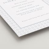 "Coastal Charm" - Menu Signs in Dusty Blue by Jennifer Postorino - Detail