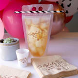 "Scottsdale Before the Veil Plastic Pouch, Set of 12" - Favor Bags in copper by ForYourParty