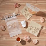 "Scottsdale Before the Veil Plastic Pouch, Set of 12" - Favor Bags in copper by ForYourParty