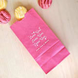 "Valentine's Love You Favor Bag, set of 50" - Favor Bags in white by ForYourParty