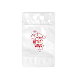"Vegas Before Vows Plastic Pouch, Set of 12" - Favor Bags in clear by ForYourParty
