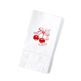 "Cherry Bow Initials Favor Bag, set of 50" - Favor Bags in natural by ForYourParty