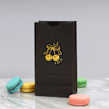 "Cherry Bow Initials Favor Bag, set of 50" - Favor Bags in natural by ForYourParty