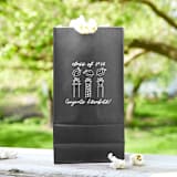 "Tossed Graduation Caps Favor Bag, set of 25" - Favor Bags in white by ForYourParty