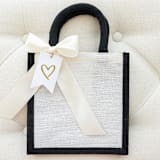 "50 MEDIUM Wedding Welcome Bags - White + Black" - Favor Bags in multicolorassorted-colors by Veronica Esquino