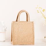 "SMALL Jute Bags 10 Pack" - Favor Bags in natural by Veronica Esquino