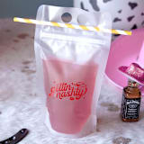 "Gettin' Nashty Plastic Pouch, Set of 12" - Favor Bags in red by ForYourParty