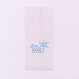 "Custom Let It Snow Favor Bag, set of 50" - Favor Bags in clear by ForYourParty