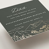 "Peaks" - Mini Enclosure Cards in Hunter by Sarah Brown - Detail