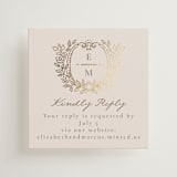 "Manuet" - Mini Enclosure Cards in Vanilla by Petra Kern - Front