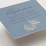 "meet me in the garden" - Mini Enclosure Cards in Cornflower by Grae - Detail