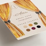 "Tuileries" - Mini Enclosure Cards in Golden by Claudia Orengo - Detail