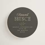 "Emilie" - Mini Enclosure Cards in Noir by Randi Cirelli - Front